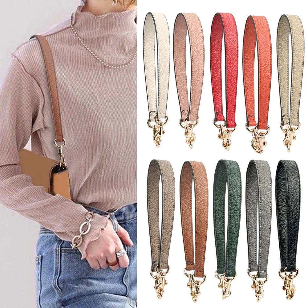 sangle de sac de conception de marque pour sac fourre-tout sous les bras, sacs à main, sangle de sac initiée par la poignée, sangle en cuir vachetta, accessoires de sac