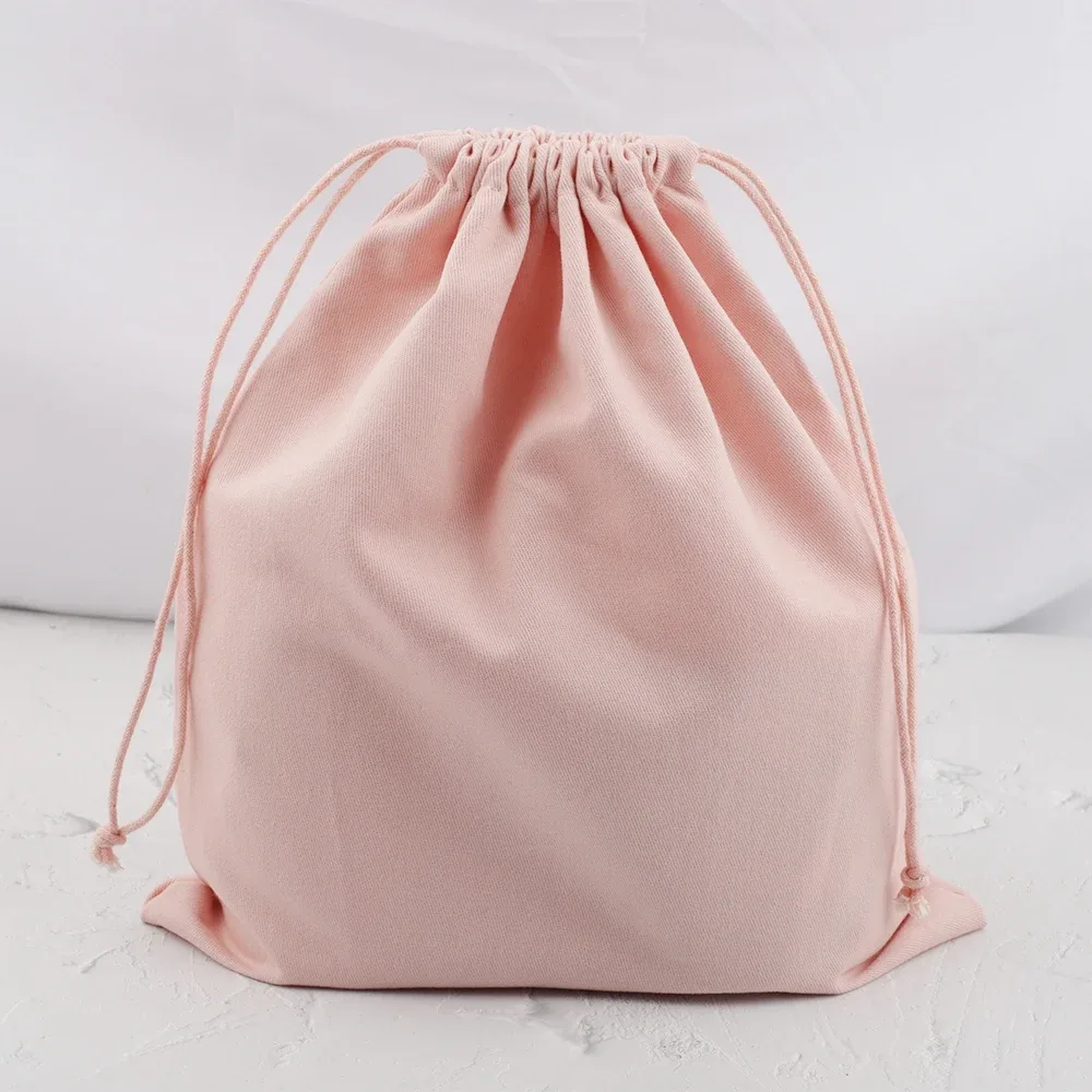 sacs à ficelle de proximité en toile pour femmes et hommes, poudres réutilisables, emballage de voyage, cadeau, logo imprimé, bricolage, sac de rangement fait main, accessoires