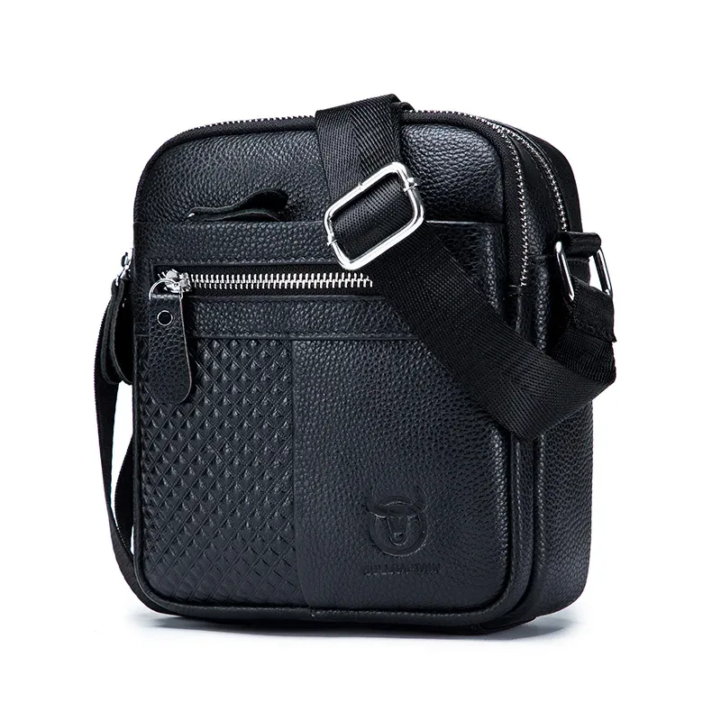 sac à bandoulière en cuir véritable pour homme bullcapatin, sac messager, sacoche, sac à main, sac de voyage