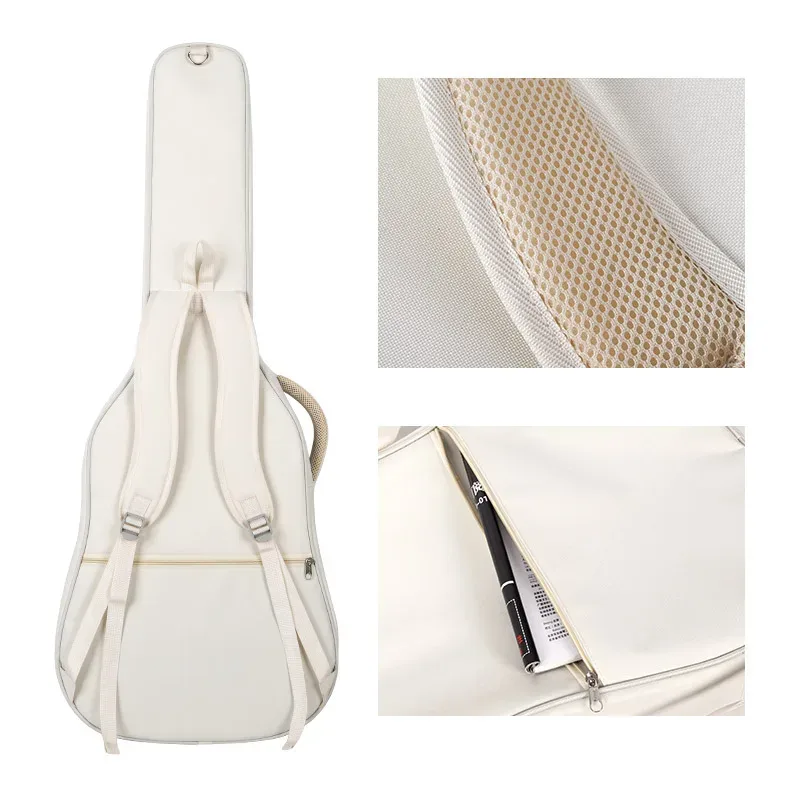 jebag à motif créatif avec sangles à double lancement, sac à dos acoustique rembourré, étui étanche, sacs à dos, 40/41 pouces