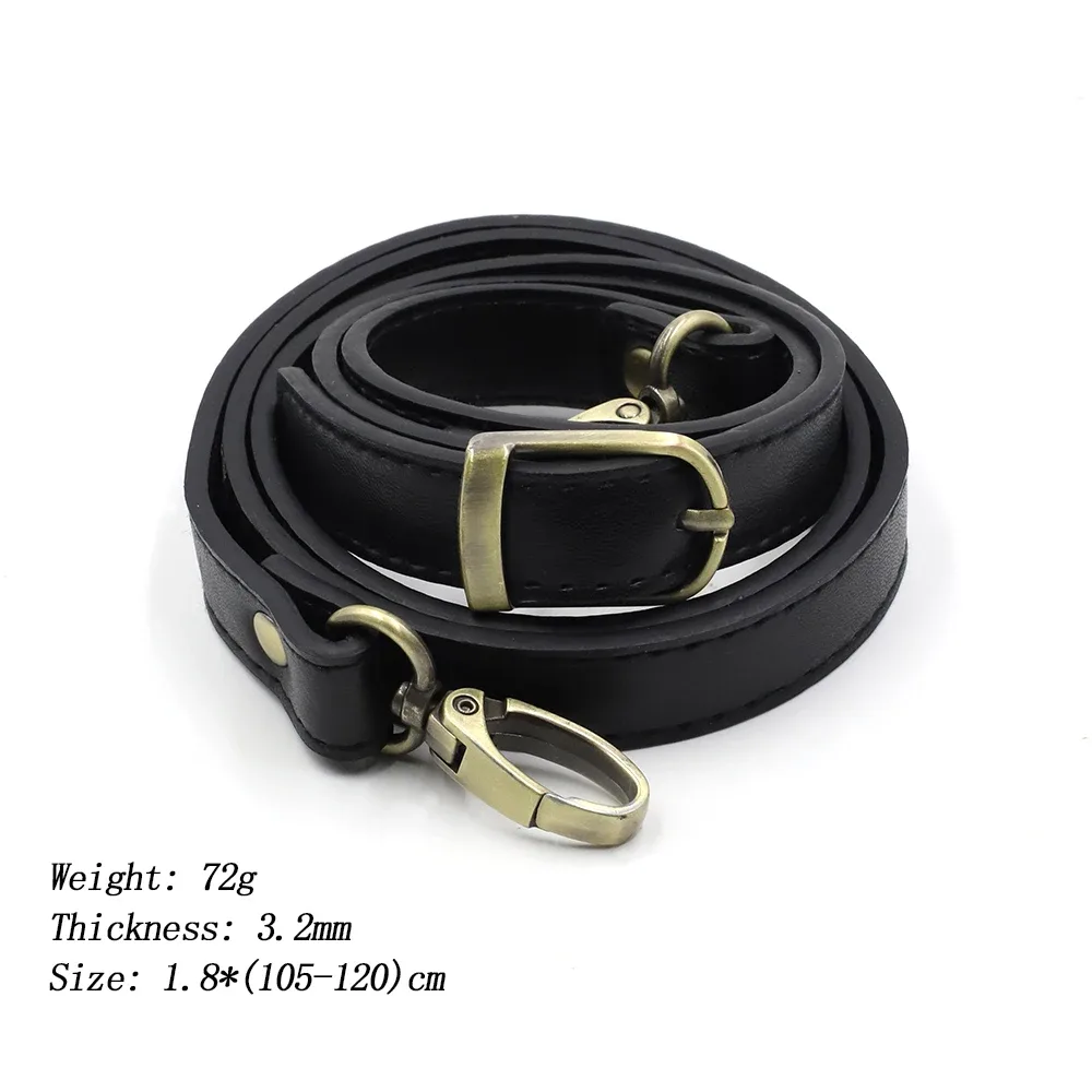 Sangle de sac en cuir PU pour femmes, sac à bandoulière, ceinture large réglable, accessoires de pièces, sangle de sac messager