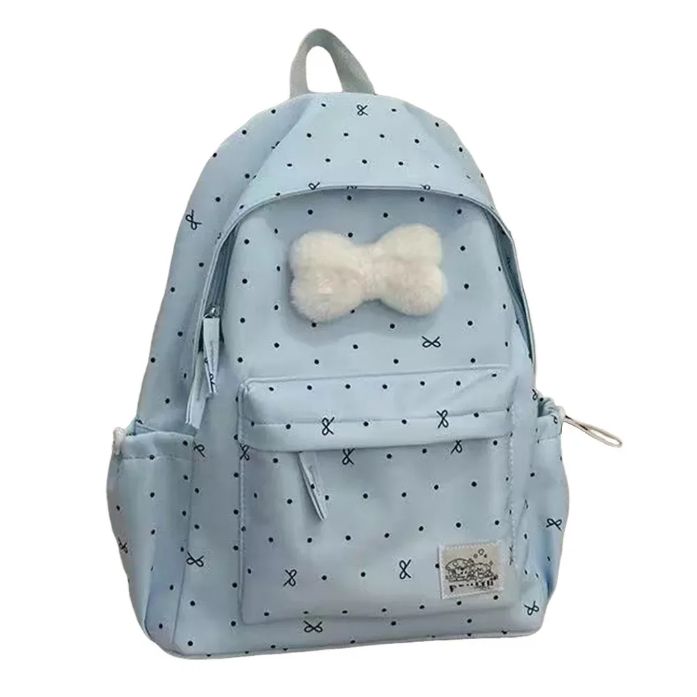 nouveau sac à dos à nœud de grande capacité, ultra-léger et respirant pour filles, sacs à livres en nylon pour étudiants