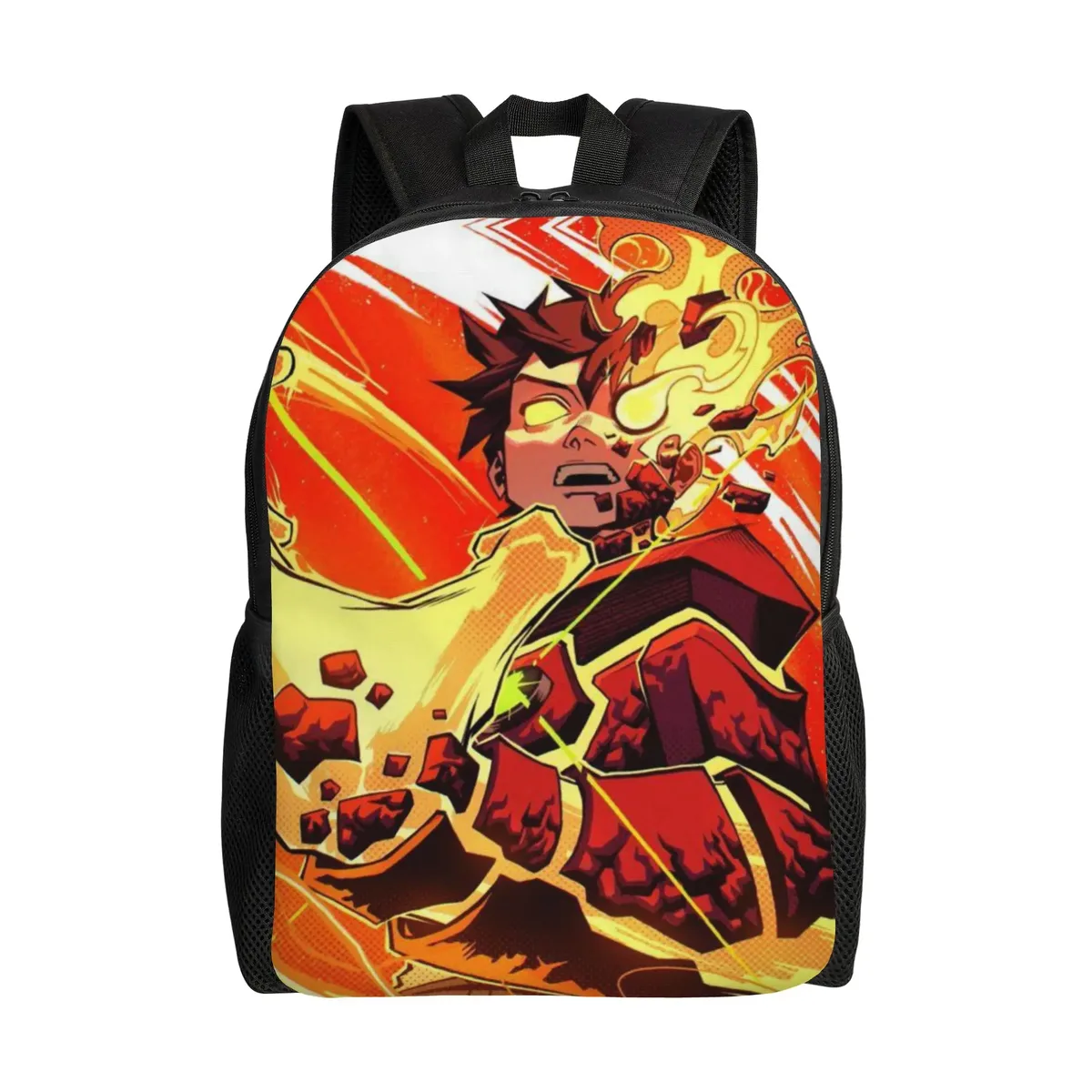 sac à dos multifonction ben 10 heatblast fiery character pour la rentrée scolaire, sac à dos pour étudiants ben 10