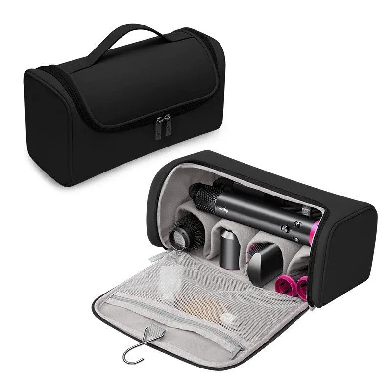sac de rangement de voyage étanche pour fer à friser, trousse de maquillage, organiseur d'outils capillaires, grande capacité, sac portable pour accessoires dyson, usage domestique