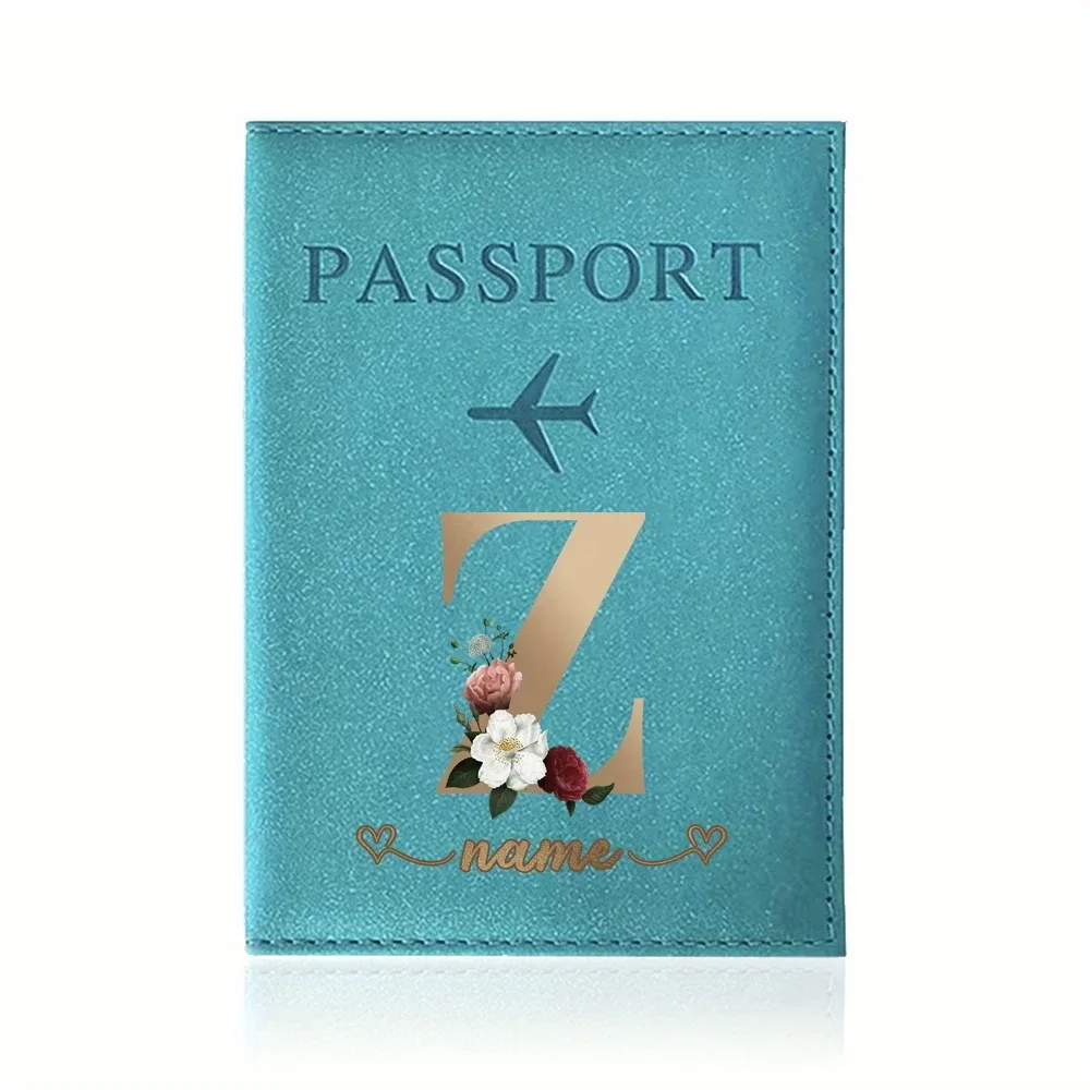 porte-passeport personnalisé avec nom personnalisable - capable d'imprimer des noms jusqu'à 26 lettres.
