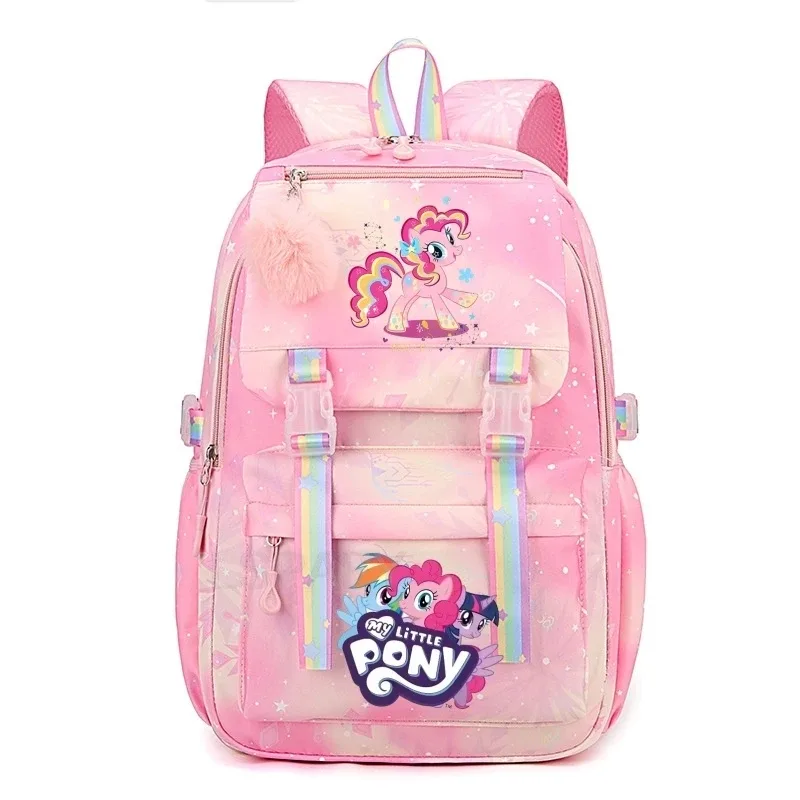 sac à dos my little pony pour femmes, garçons et filles, sac à livres, sac à dos de dessin animé kawaii pour étudiants et adolescents, mochila, cadeau d'anniversaire