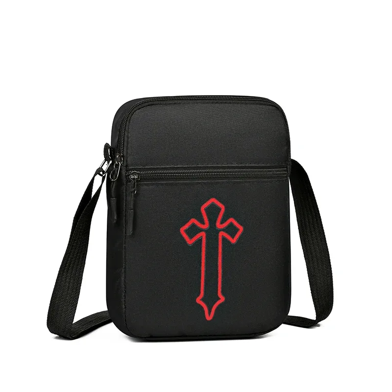 mini sac à bandoulière unisexe – pochette de téléphone compacte avec sangle réglable (cou/taille portable) pour hommes et femmes
