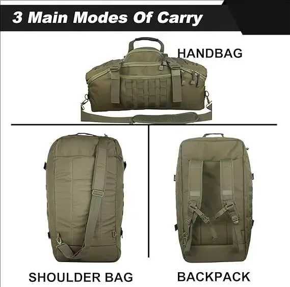 sac de voyage 250l 45l 80l, sac à dos tactique militaire avec sangle réglable, sac de week-end pour hommes et femmes, sacs de sport imperméables