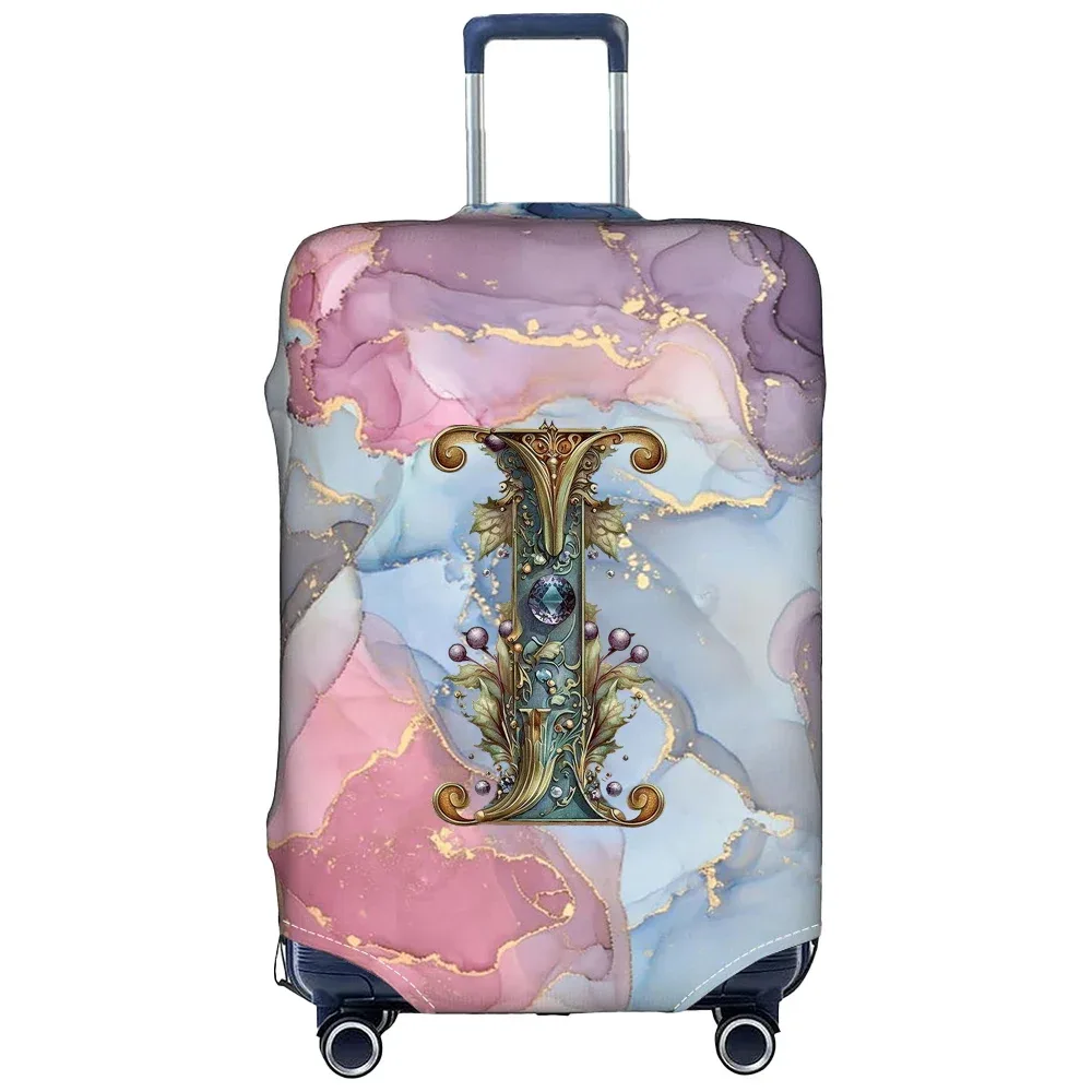 housse de protection pour bagages en tissu extensible, étui de protection pour valise série graphique, housse anti-poussière pour bagages, valise adaptée de 18 à 32 pouces