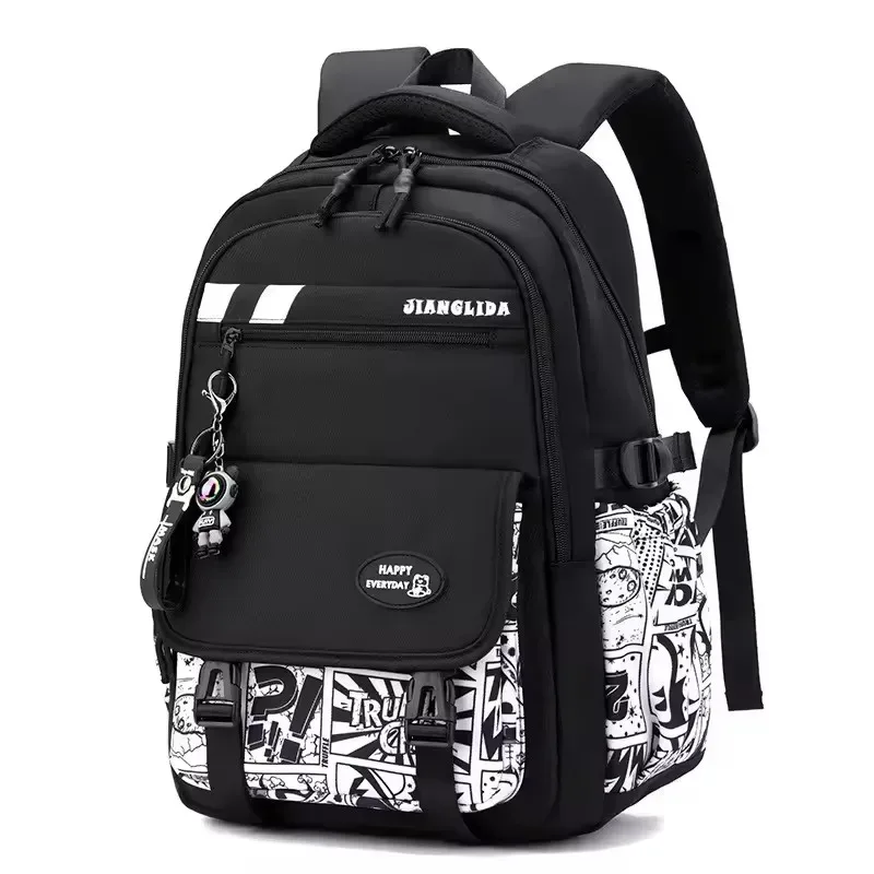 nouveau sac à dos imperméable 2026 pour homme, compatible ordinateur portable 15,6 pouces, imprimé graffiti, sac de voyage oxford pour femme, sac scolaire vintage pour homme