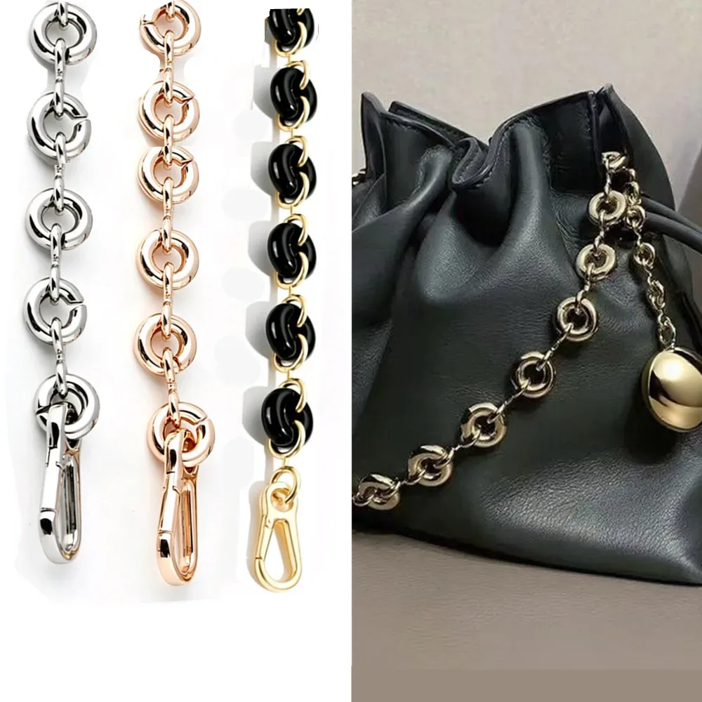 Nouvelle Sangle de Sac en Alliage Remplaçable pour Femme, Chaîne Détachable pour Sac à Main, Accessoires de Sac Bandoulière en Résine DIY