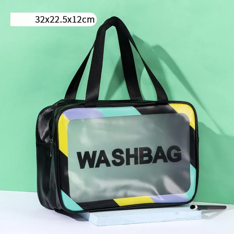 trousse de maquillage mate, grande capacité, imperméable, sac de rangement pour cosmétiques, trousse de maquillage portable à main