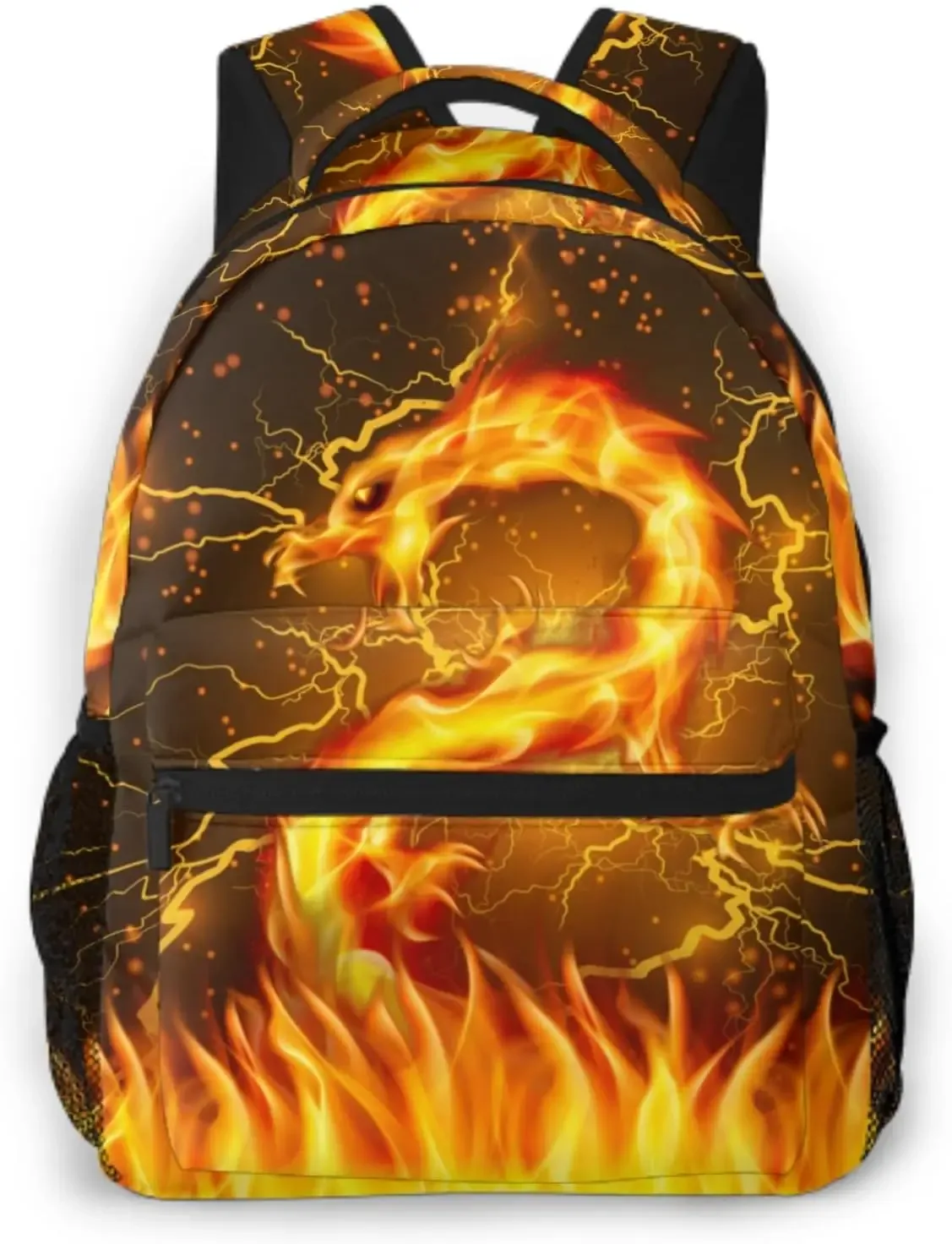 sac à dos dragon bleu, sac à livres à éclairage cool pour enfants, adolescentes, filles et garçons, cadeaux de retour à l'école pour 2e 3e 4e 5e 6e année