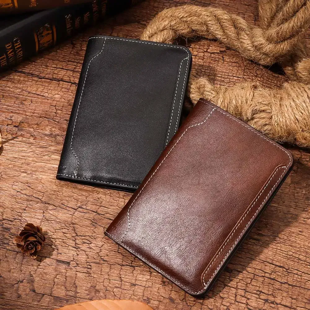 porte-passeport en cuir véritable pour hommes et femmes, couverture, portefeuille, essentiels de voyage, rfid, porte-carte de crédit, accessoires de voyage internationaux
