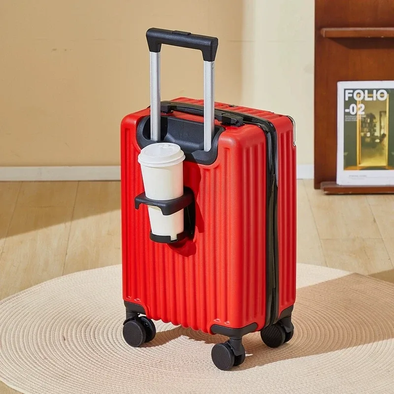 valise de voyage légère avec mot de passe pour étudiant, petit bagage, roue universelle pour homme et femme, chariot d'embarquement, 18 pouces