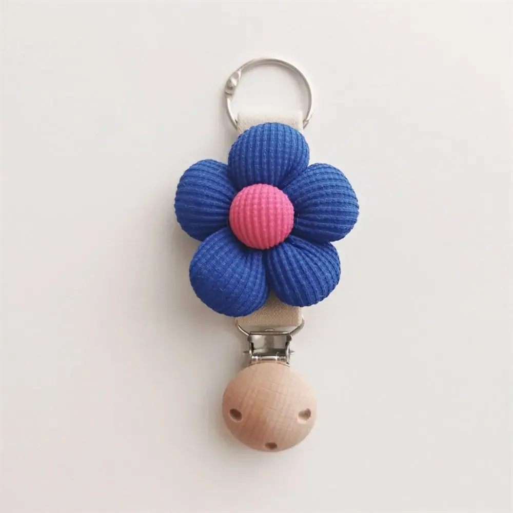 clip de chapeau à fleurs en coton anti-perte, clip en bois suspendu sur le sac, porte-chapeau de voyage, organisateur gadget por