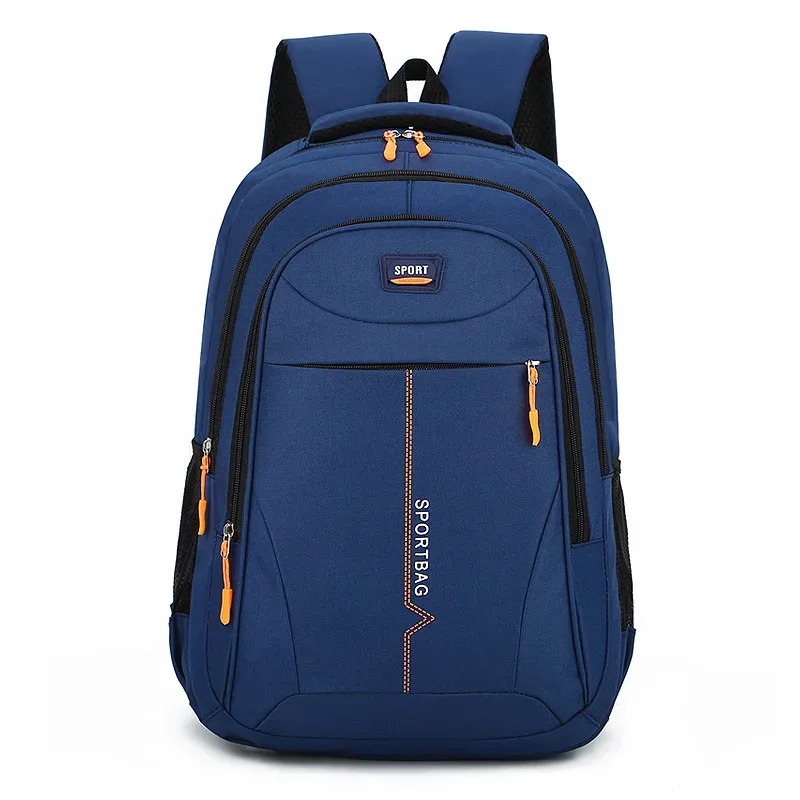 sac à dos pour ordinateur portable avec imprimé lettres, style coréen, décontracté, résistant à l'eau, pour homme et femme, idéal pour l'école, le travail ou les activités de plein air