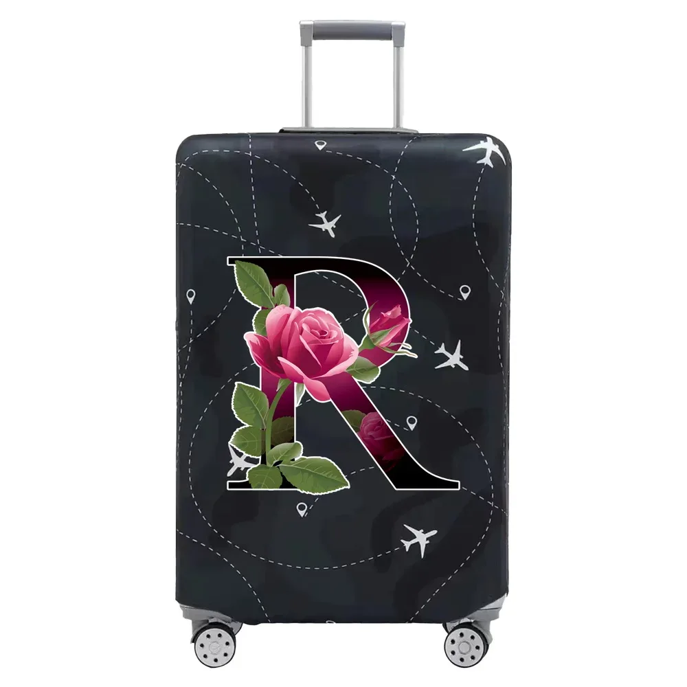housse de protection pour bagages, accessoires de voyage, anti-poussière et résistante à l'usure, série letter, 18-32 pouces