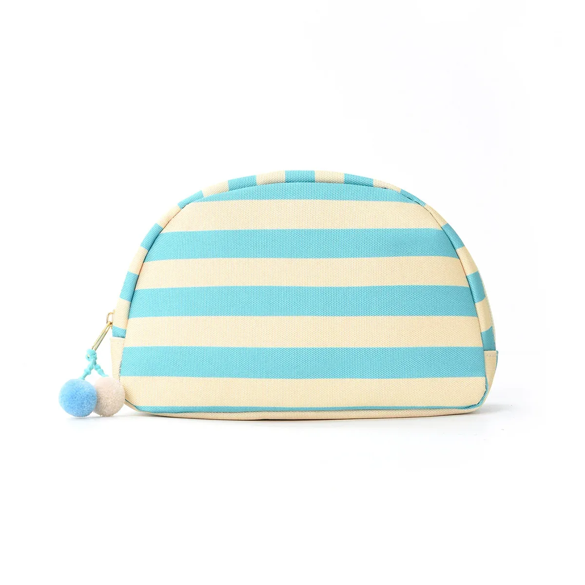 sac de rangement cosmétique rayé personnalisé avec logo imprimé, grande capacité, sac de rangement dopamine, sacs de rangement cosmétiques de voyage simples et tendance