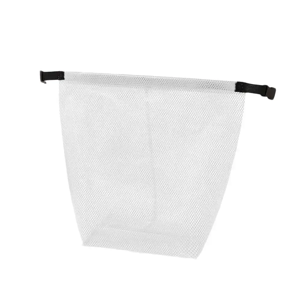 sac de maquillage en maille imperméable, organiseur de toilette portable, sac à main transparent, pochette de rangement de voyage, sac fourre-tout pliable multifonctionnel