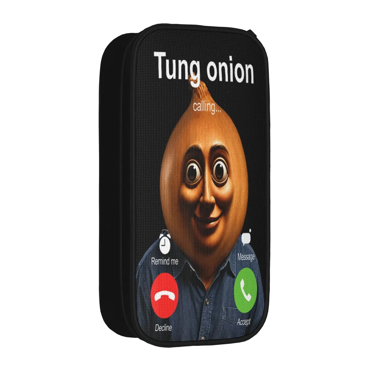 tung sahur neegy meme doorbell john pork halloween trousse à crayons esthétique pour garçons et filles, personnalisable diy pour l'école