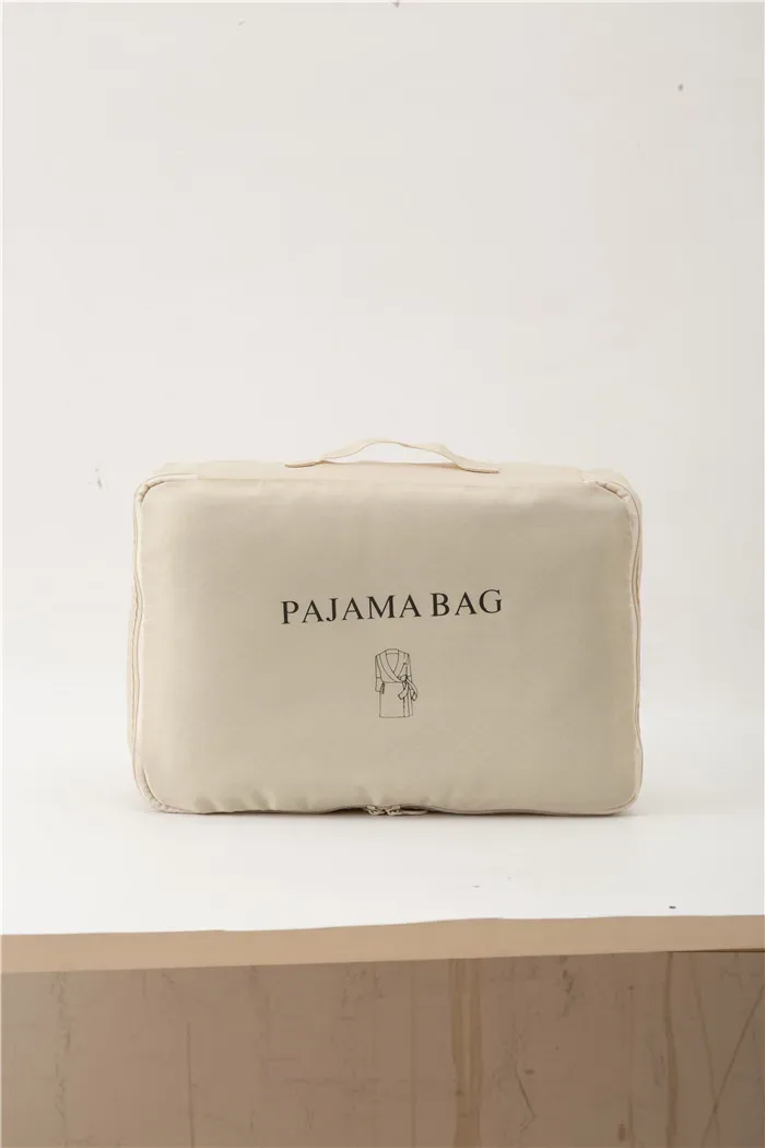 organisateur voyage polyester décontracté multicolore beige sac compression chaussures vêtements pajama vêtements pratique léger résistant humidité