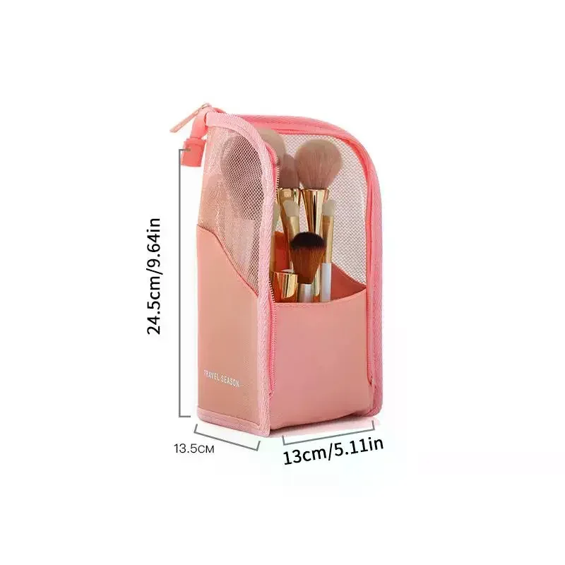étui pour pinceaux de maquillage, support pour pinceaux et outils, sac cosmétique imperméable, support de rangement de voyage pour les essentiels de maquillage