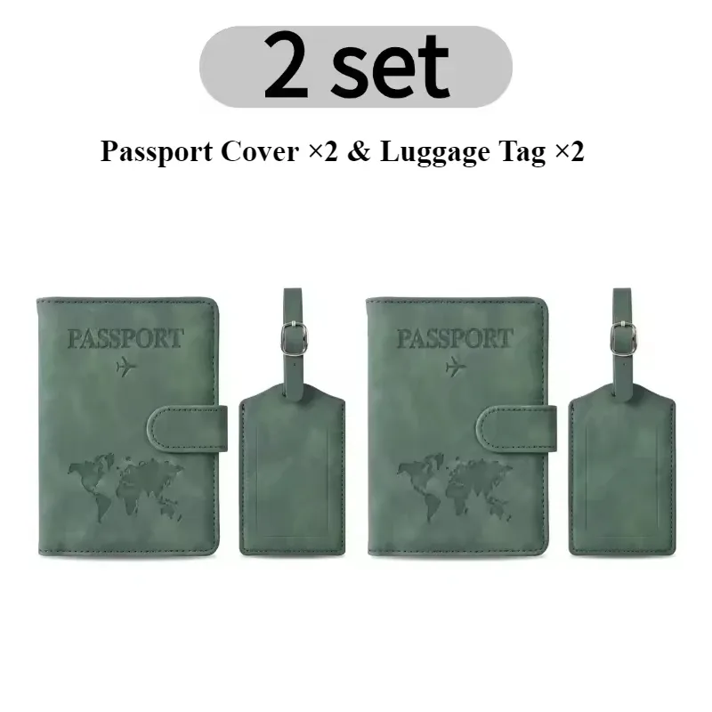 porte-passeport anti-rfid en cuir pu résistant à l'eau avec fentes pour cartes sim pour femmes, idéal pour les vacances en famille ou comme cadeau de mariage