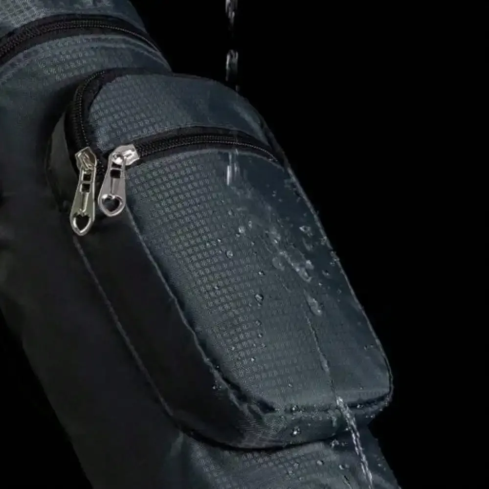 sac de glace oxford personnalisé, sac de rangement portable étanche isolé et pour bouteille d'eau froide, adapté aux voyages, camping et randonnée
