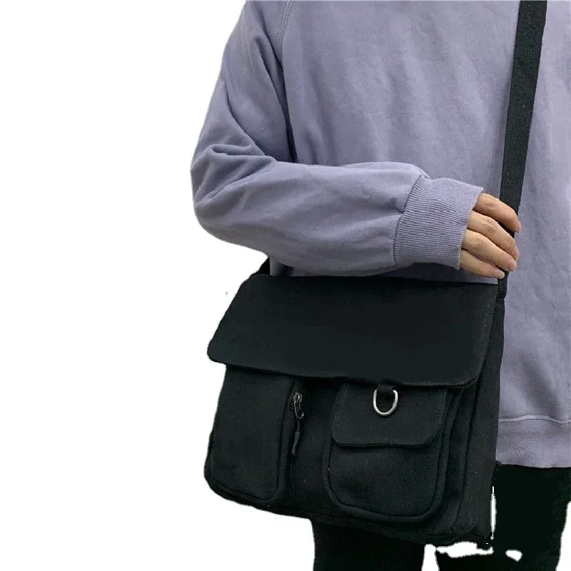 femmes simple sac de messager sacoche décontractée dames sacs à main sac à bandoulière pochette filles doux imprimé toile croix sacs d'école sacs à main