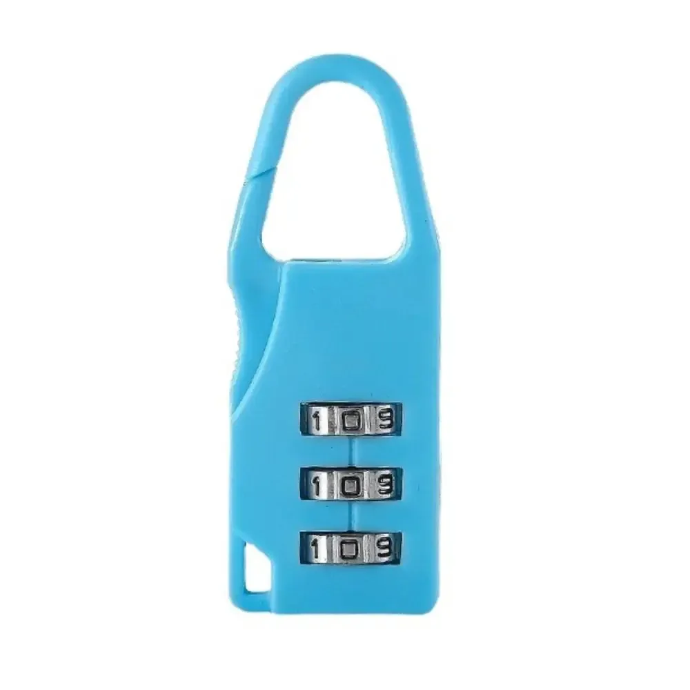 serrure à combinaison de valise à chiffres, mini cadenas à combinaison antivol en plastique, serrure à combinaison pour sac à dos de sécurité à 3 chiffres