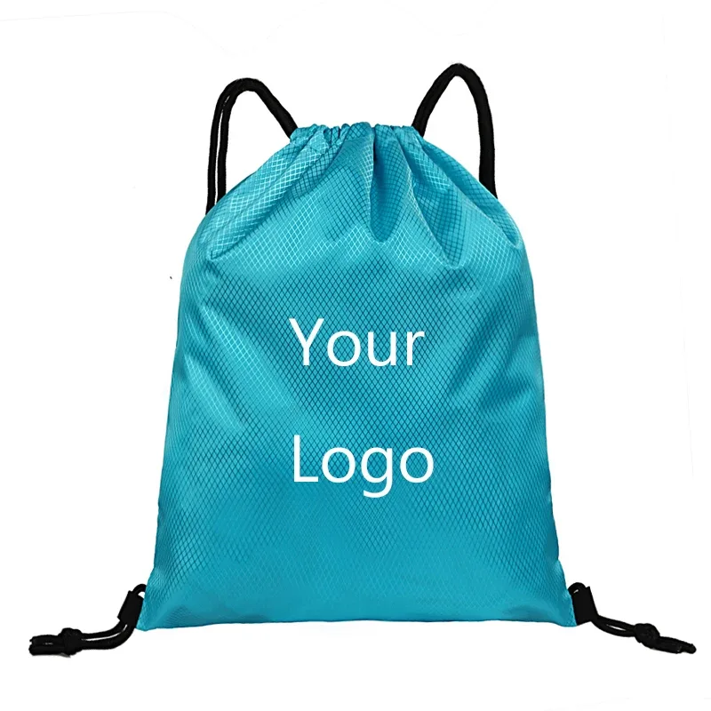 sac à dos étanche avec cordon de serrage, sac de fitness oxford avec logo personnalisé, sac de natation pliable pour hommes et femmes, voyage en plein air, 3/5/7/10 pièces