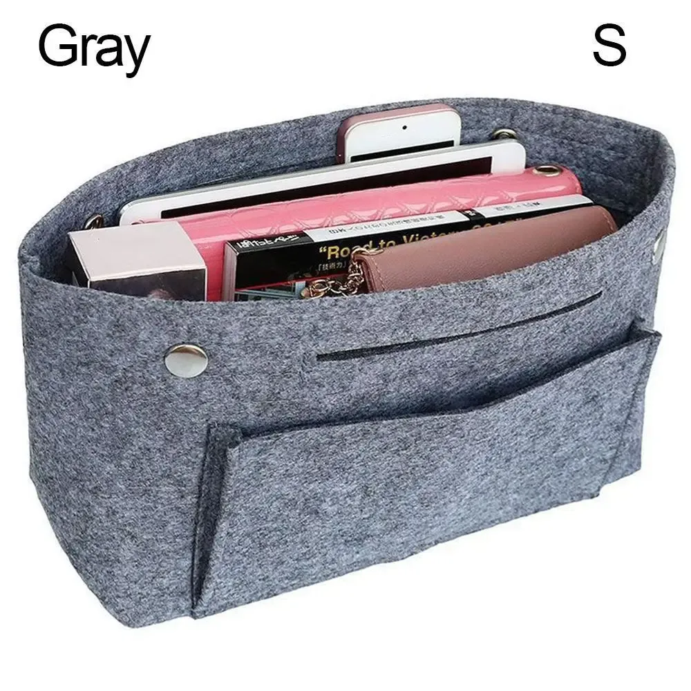 organisateur de sac portable en feutre, insert de sac à main, doublure de sac à main