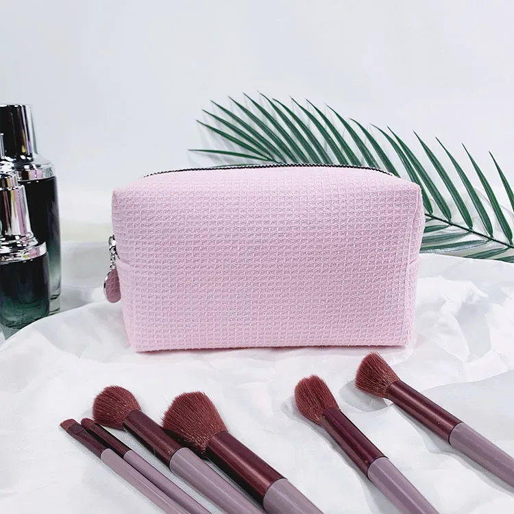 sac à cosmétiques personnalisé avec nom, sac de voyage léger en velours côtelé tendance, sac de maquillage durable de grande capacité, cadeau pour la fête des mères
