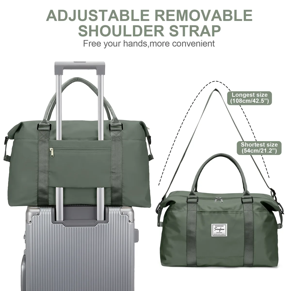 easyjet sac de cabine 45x36x20 sac de voyage hommes femmes grande capacité bagage à main courte distance voyage week-end sac de nuit polochon
