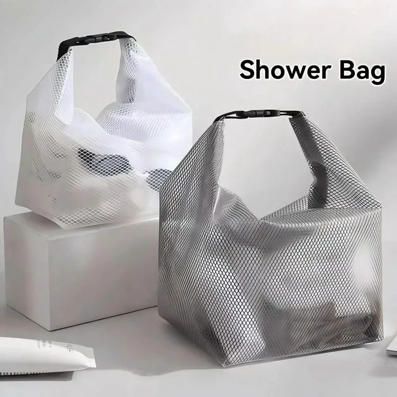 Sac de rangement étanche portable, sac de natation scellable grande capacité, sac de lavage, sac à main pour vêtements de sport et cosmétiques