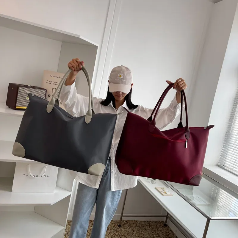 sac à main oxford grill pour femme, fourre-tout de marque, sac de voyage de week-end, grande capacité, étanche, haute qualité