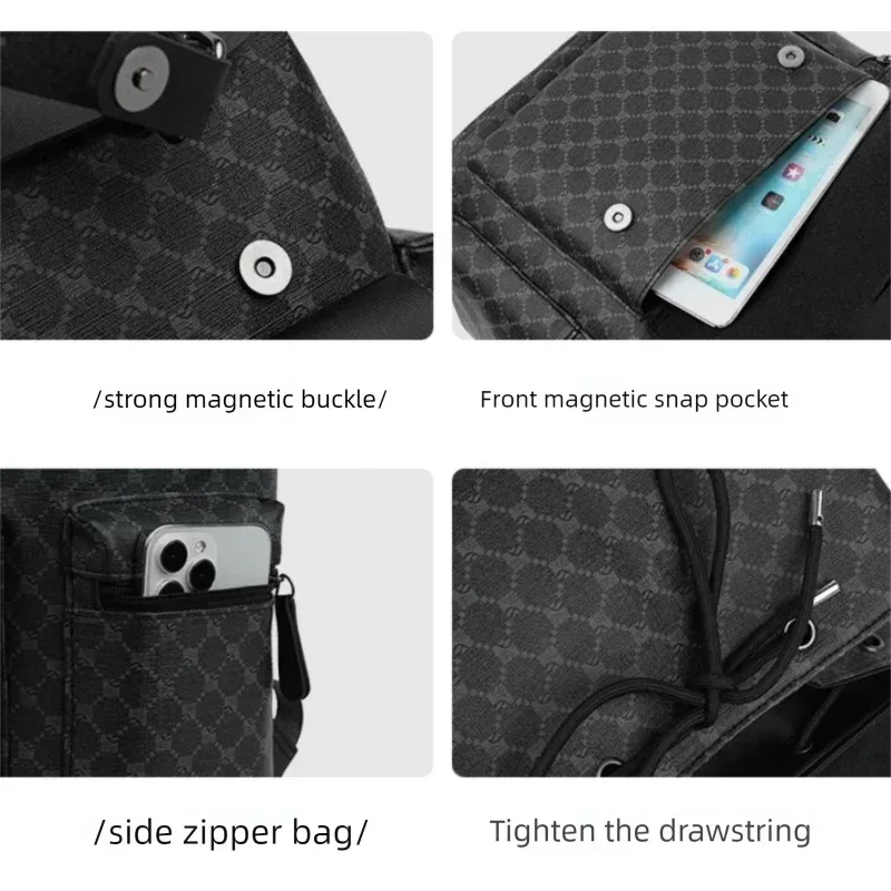 sac à dos de créateur pour homme, sac multifonctionnel pour ordinateur portable, sac de voyage d'affaires pour femme, sac d'école tendance et polyvalent