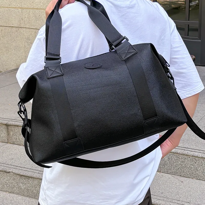 sac de sport rétro polyvalent pour tous les jours, avec sangle transversale amovible et plusieurs compartiments de rangement pour les courts voyages