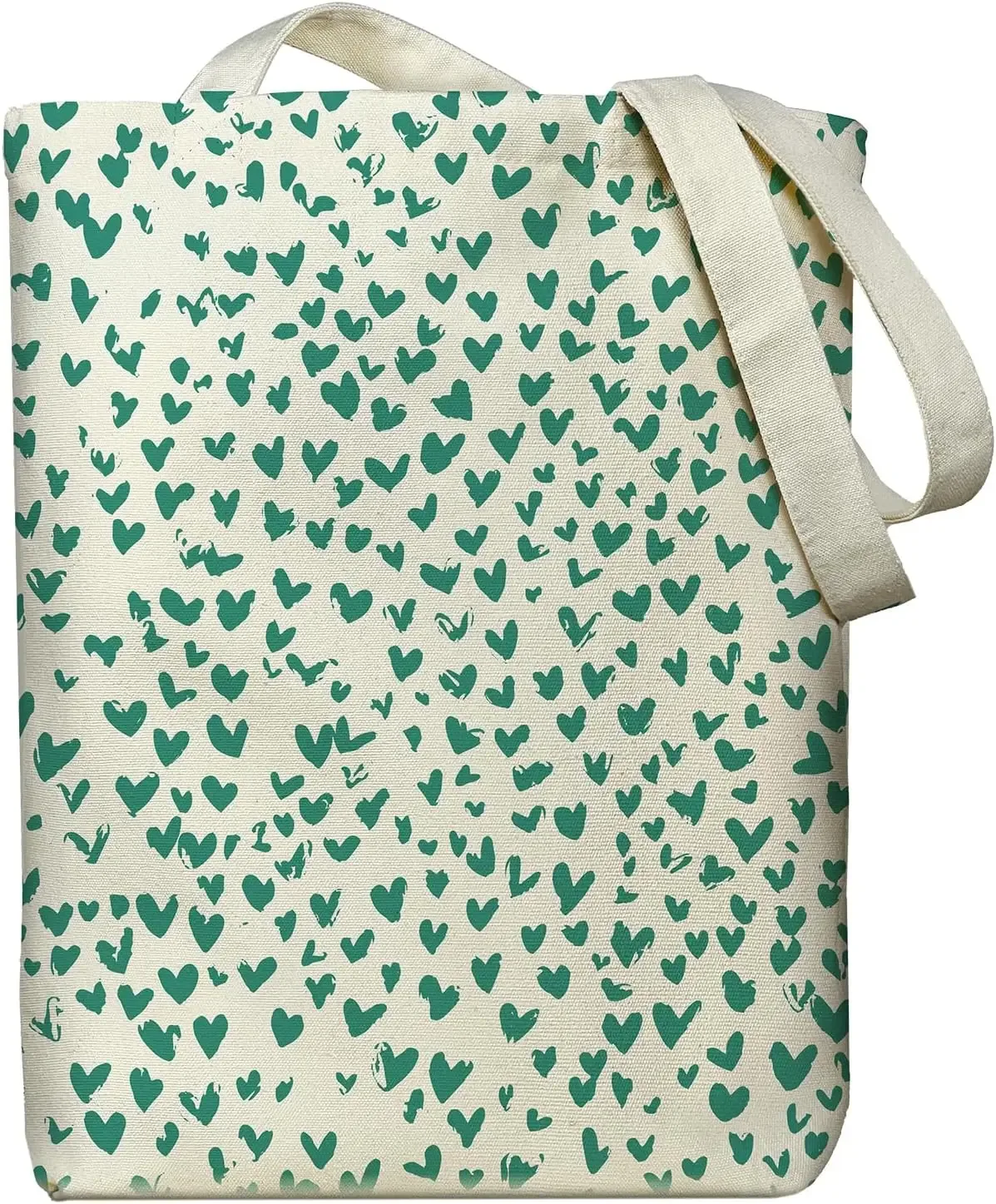 sac fourre-tout en toile pour femmes, sac fourre-tout avec poche intérieure zippée, sac en toile zippé pour le shopping, le travail, les courses, la mode au quotidien