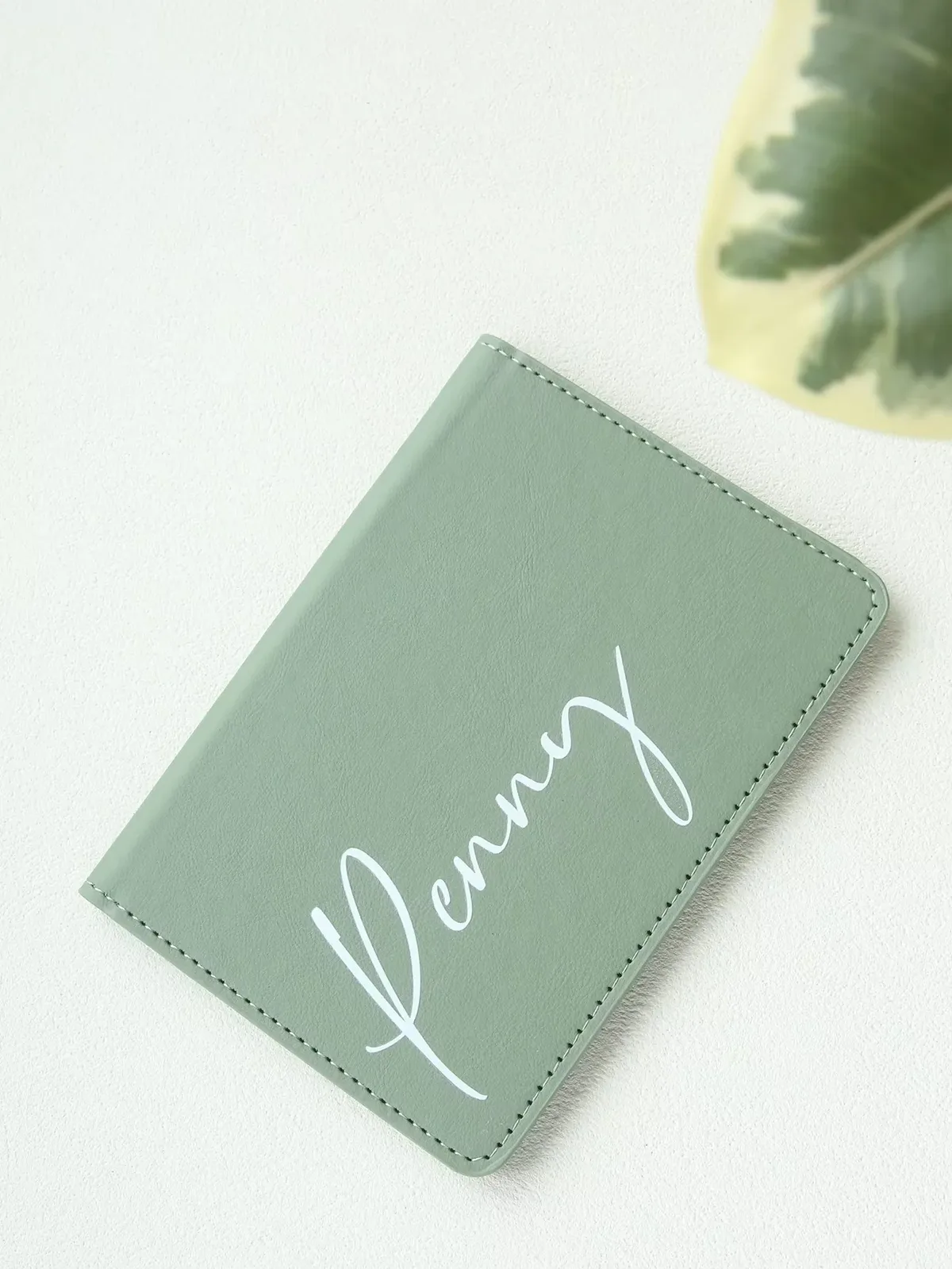 housse de passeport en cuir personnalisée avec nom, porte-documents et cartes chic avec monogramme personnalisé, accessoire de voyage unique, cadeaux de noël