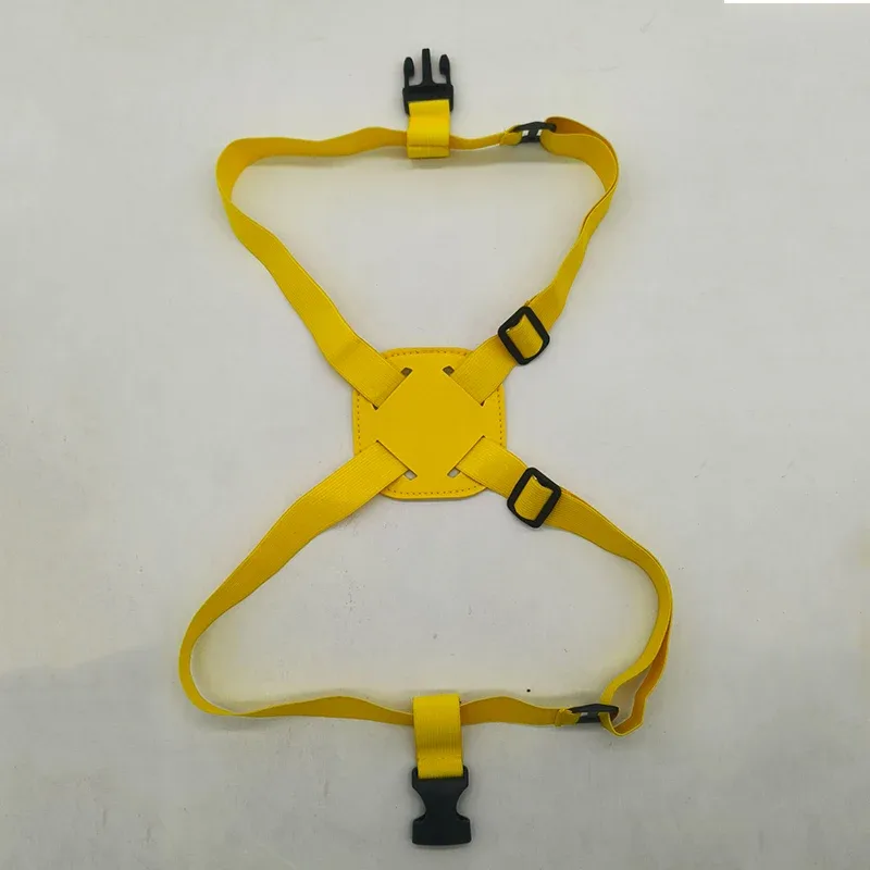 harnais voyage sangle ajustable boucle centrale nylon jaune accessoires fixation sac valise travail pratique sécurité transport