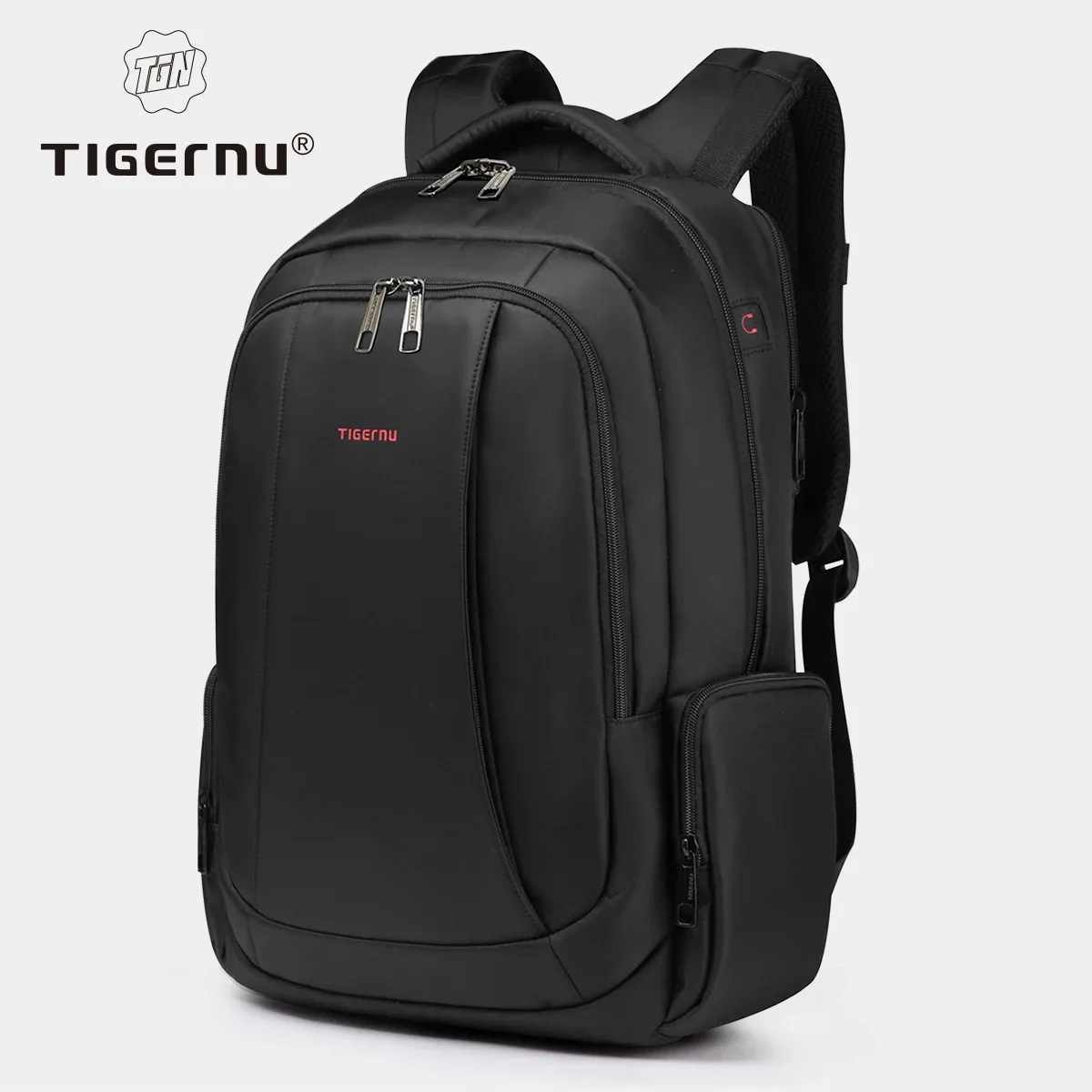 tigernu hommes sacs à dos sacs à dos à compression sous vide 14 15.6 17.3 ''sac à dos pour ordinateur portable pour hommes sac à dos scolaire sacs à dos de voyage pour hommes