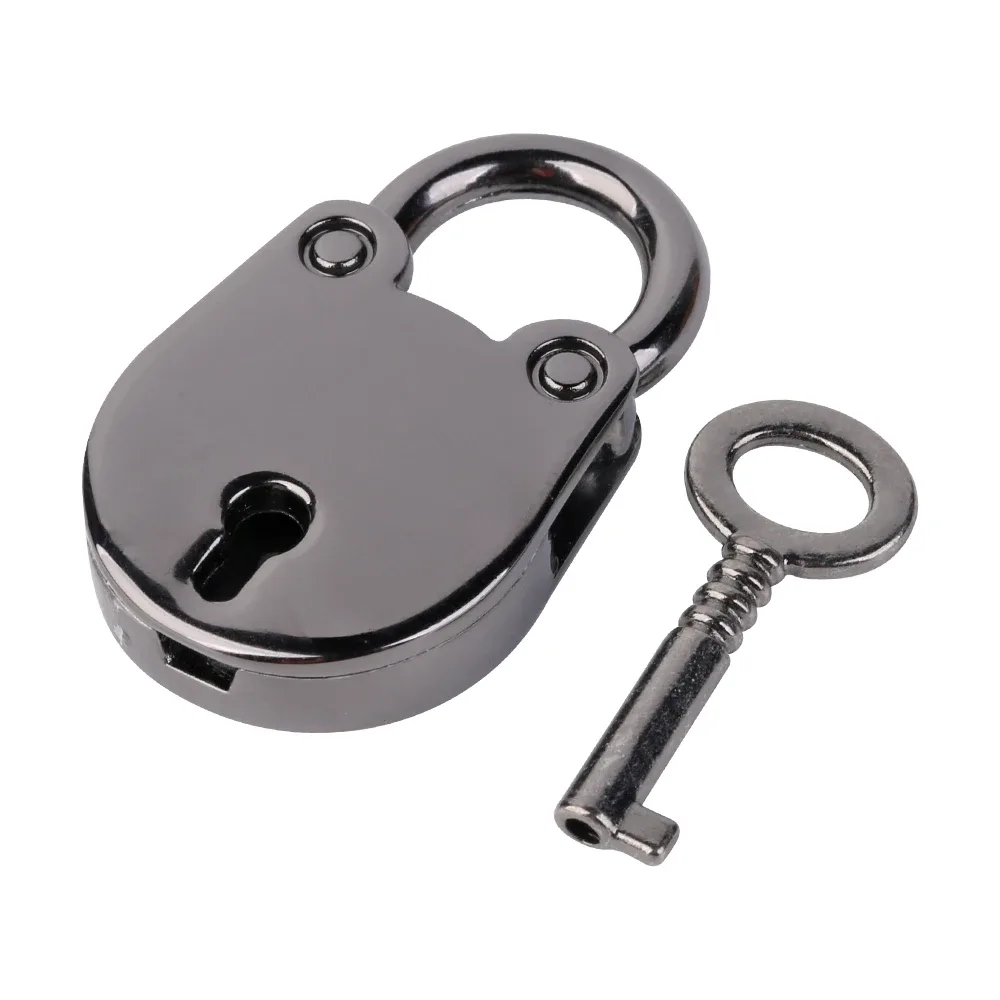 cadenas serrure tsa métal doré forme chat ovale clé suspension accessoires valise femme voyage