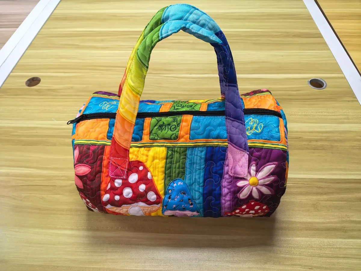 nouveau modèle de sac de voyage matelassé 3d hippie vibe