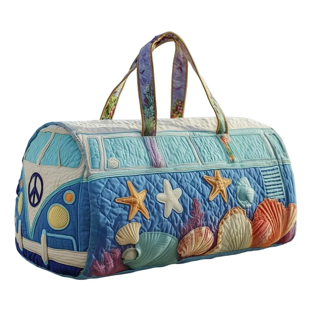 sac de voyage matelassé en coton, style hippie, design 3d, sac de sport, imprimé champignons, motif grenouille, sac de week-end, pour une nuitée
