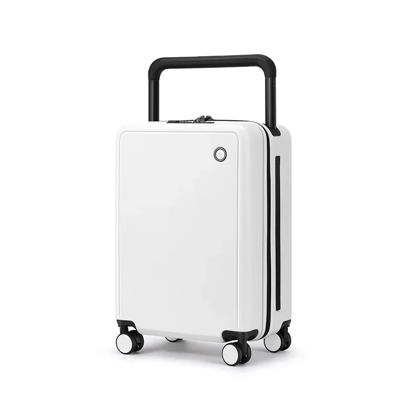 valise de voyage à roulettes avec fermeture éclair, bagage à main, trolley tsa, mot de passe, usb, 20 pouces