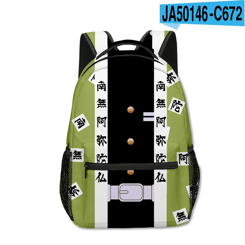 sac dos tissu oxford uni dessin animé géométrique multicouleurs triangles carreaux bandoulière arquée usage voyage