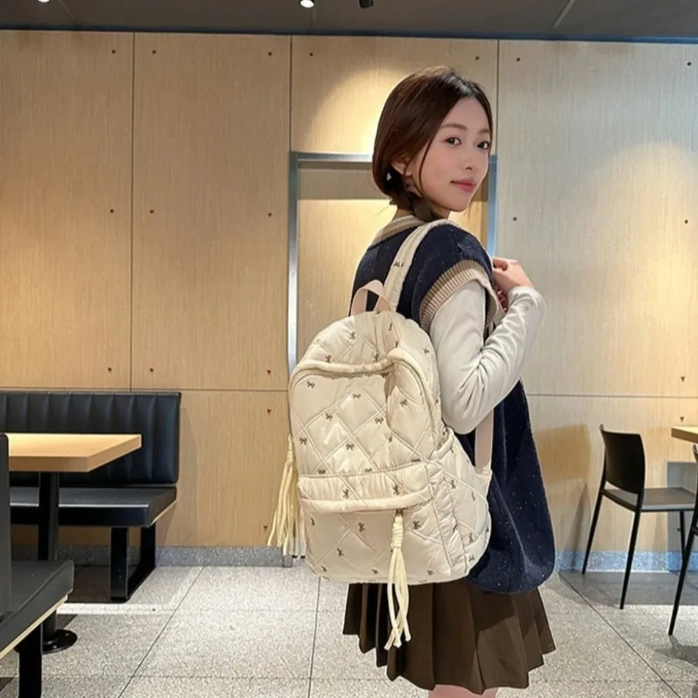 nouveau grand sac à dos scolaire léger pour enfants avec nœud, sac d'école pour étudiants, sac pour ordinateur portable, fournitures d'apprentissage