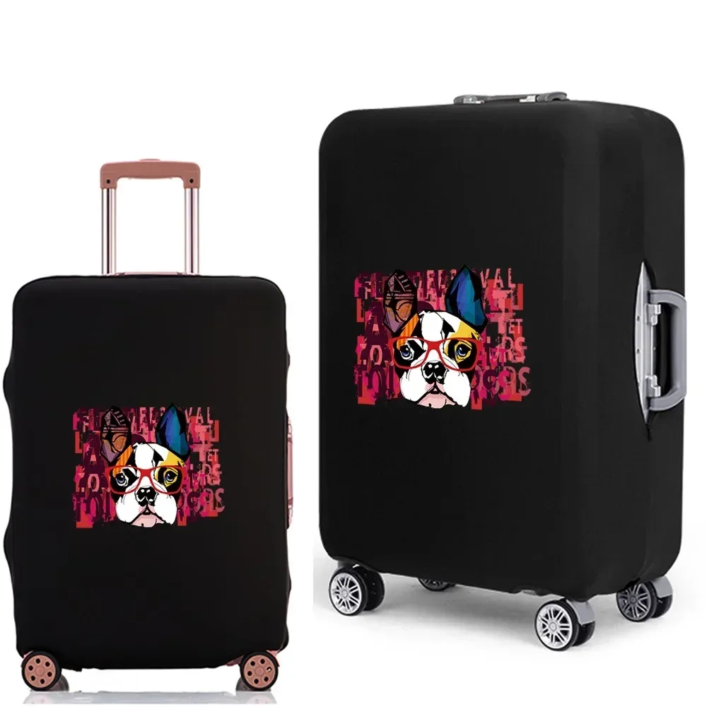 juste de protection élastique pour bagages de voyage, étui épais, housse anti-poussière, nouveau motif de chien, appliquer 18-28, 2022